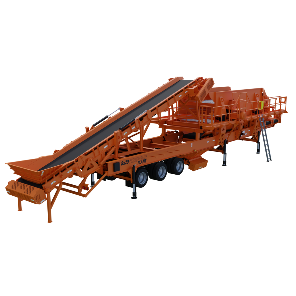 Experience the Eagle Crusher 8x20 Screening Plant