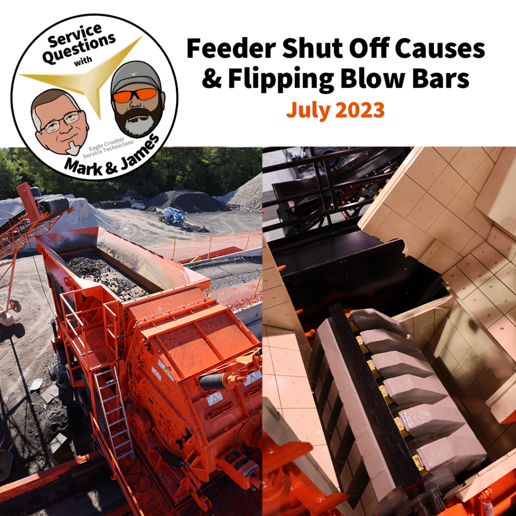 Service Questions: Feeders Shutting Off and Flipping Blow Bars