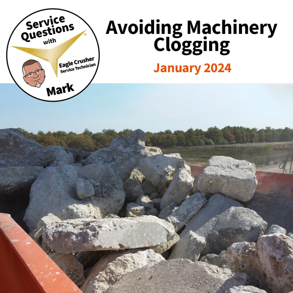 Service Questions with Mark: Avoid Machinery Clogging