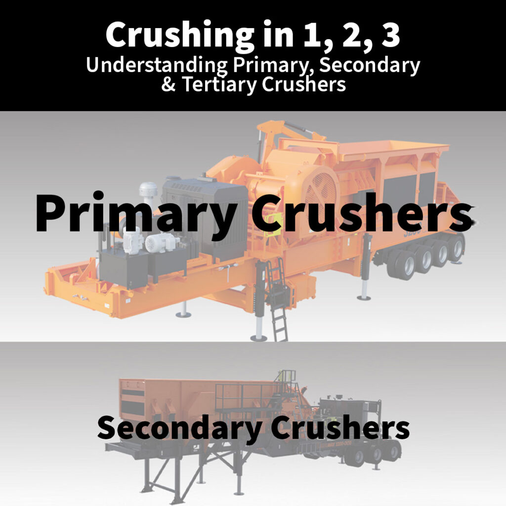 Crushing in 1, 2, 3: Understanding Primary, Secondary & Tertiary Crushers