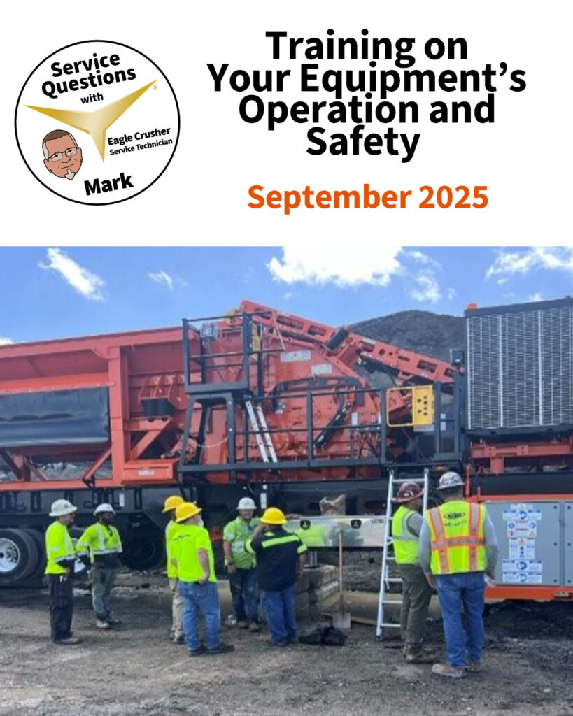 Training on Your Equipment’s Operation and Safety 